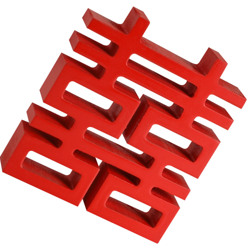 3pcs Wedding Xi Word Statue Chinese Figurine Gift-image-OPC-PKVJPW2-NEW