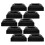 10pcs plastic square post base cover for stair handrail fence mailbox 1
