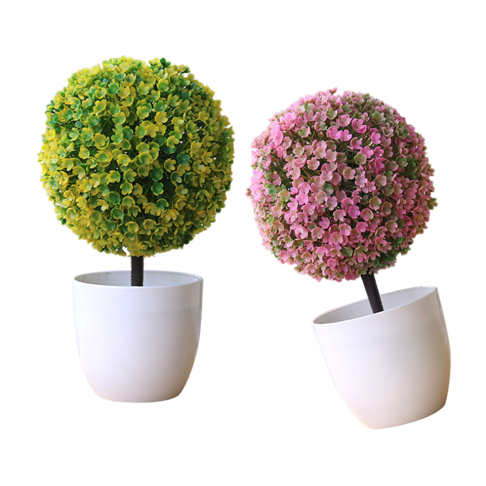 6 Pcs Artificial Potted Plants Desktop Bonsai Ornament-image-OPC-PKVJQVC-NEW