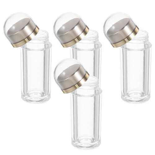 8 Pcs Plastic Sample Containers 12ml Reagent And Pill Storage Bottles