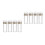 8 Pcs Plastic Sample Containers 12ml Reagent And Pill Storage Bottles 4