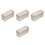 4Pcs Rectangular Metal Tin Container With Lid For Cookies Candy Snacks 4
