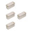 4Pcs Rectangular Metal Tin Container With Lid For Cookies Candy Snacks 7