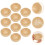 10Pcs Artificial Bird Nest Ornament Rustic Simulation House Decoration 6