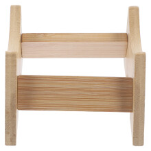 1Wood Drink Dispenser Stand Khaki Sturdy Beverage Display Shelf
