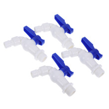4Stück Außenwasserhahn Mit Griff 1/2" Kunststoff Für Waschmaschine Garten