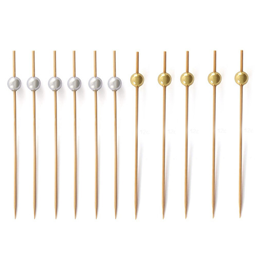 100 Unidades 12 Cm Con Redondas Para Aperitivos 1
