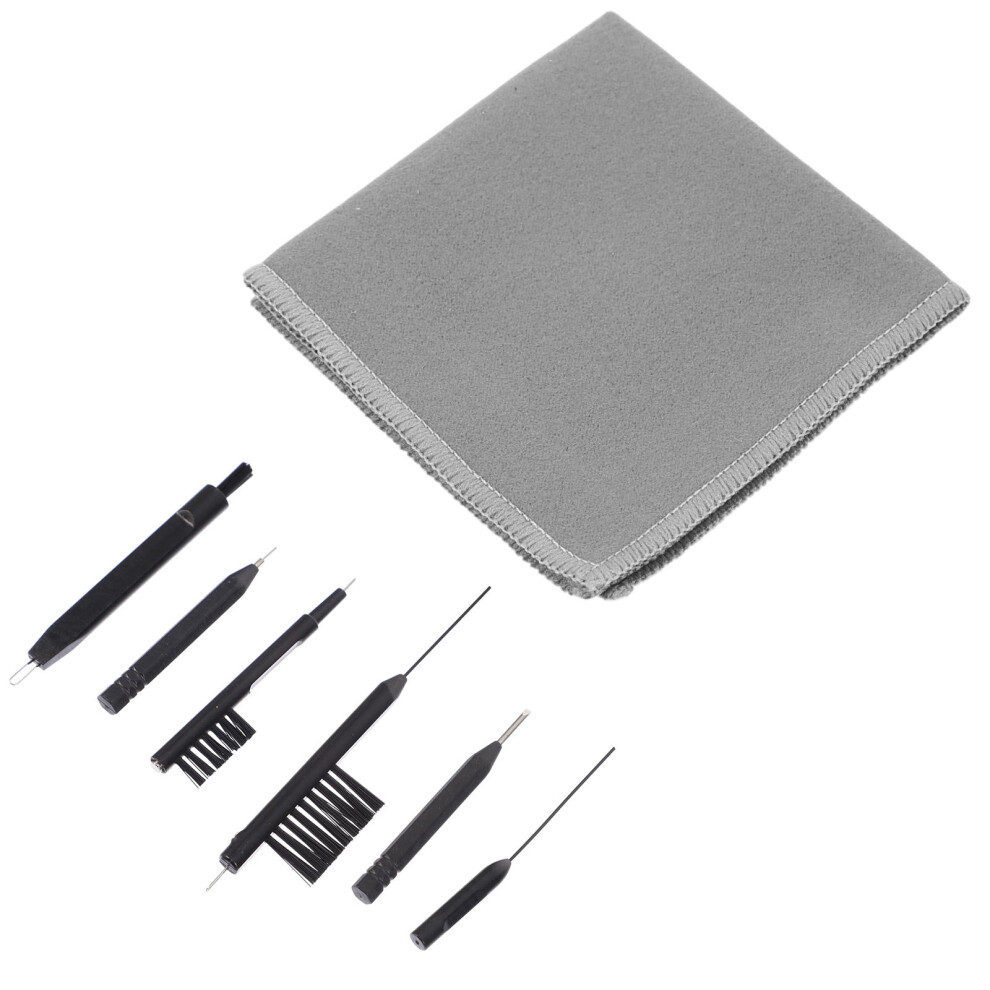 Happyyami 7Pcs Brushing Rods Hearing Aid Cleaning Tool Universal Brush