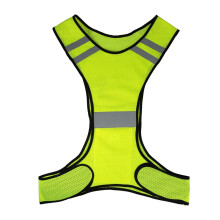 Lightweight Breathable Mesh Reflective Vest High-Visibility Safety Gear For Running Walking Cycling Jogging Yellow