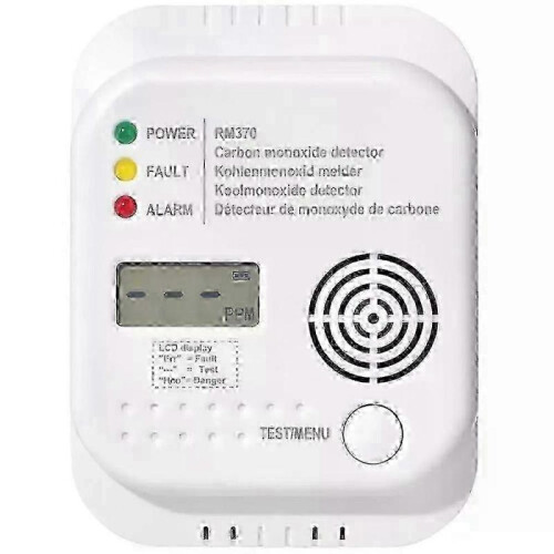 CO Melder Kohlenmonoxid Gasmelder Warnmelder Kohlenmonoxidmelder LCD