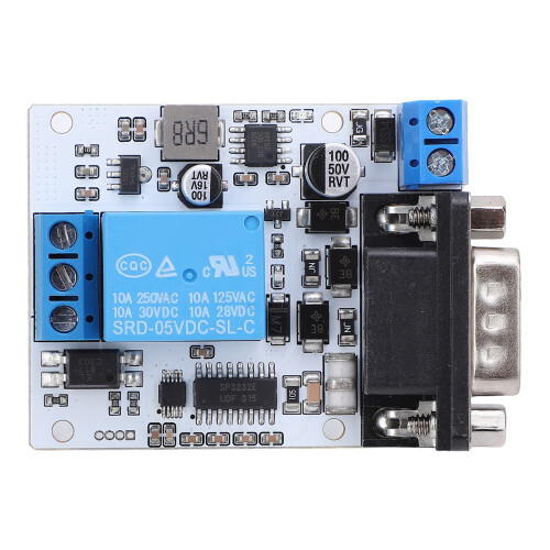 RS232 Relaismodul Opto Einkanal Serieller Port