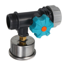 1St Druckmesser Wasserdurchflussregler Gartendruckprüfmesser