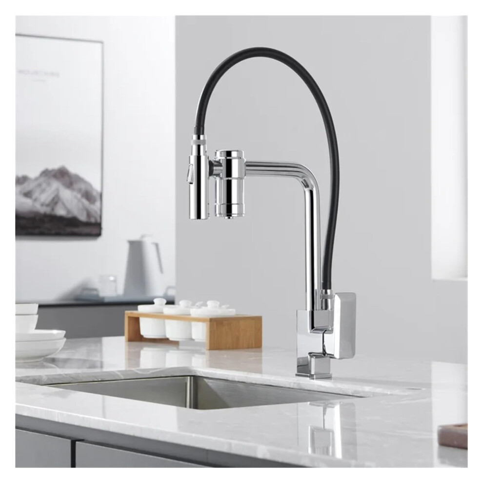 Kitchen Pull Down Filter Faucet Filtration Purifying Mixer Faucet Bathroom Vanity Mixer 9354506059446