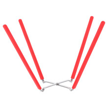 faltbares Chiffon-Kühlgitter aus mit 4 Klauen, rot