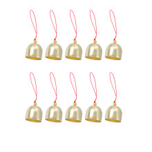 30 Pcs Alloy Bell Pendants Wind Bell DIY Xmas Crafts