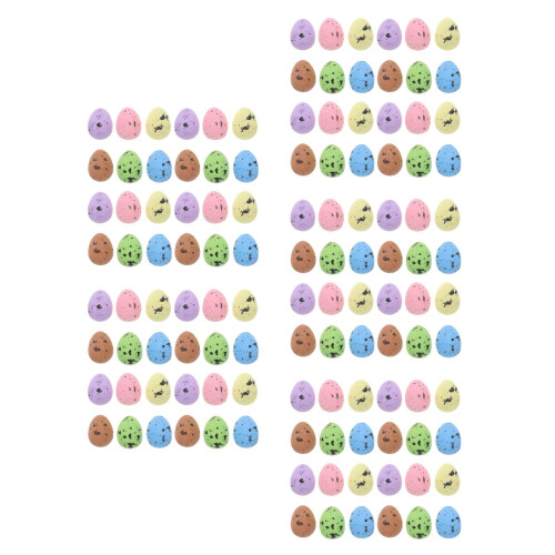 500 Pcs Easter Simulation Bird Eggs Foam Fake Eggs for 2