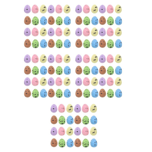 500 Pcs Easter Simulation Bird Eggs Foam Fake Eggs for 1