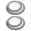 Stethoscope Replacement Parts Stethoscope Diaphragm Grey 4pcs 10