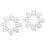 16 Pcs Artificial Wood Eggs Craft DIY Fake Egg Decorations 6