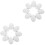 16 Pcs Artificial Wood Eggs Craft DIY Fake Egg Decorations 5