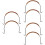 6 Pcs Replaceable Teapot Grips Rustic Anti-Scald Handle 8