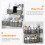 No Drilling Wall Mounted Hanging Wire Storage Basket 8