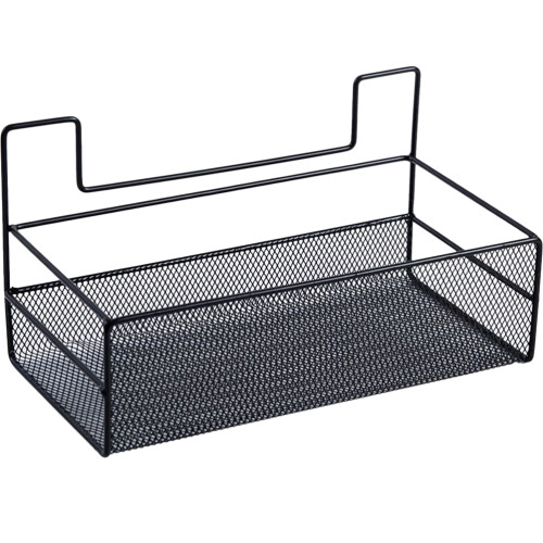 No Drilling Wall Mounted Hanging Wire Storage Basket 1