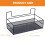 No Drilling Wall Mounted Hanging Wire Storage Basket 7