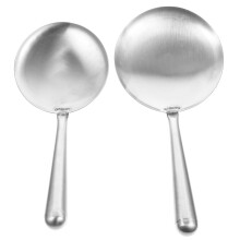 2Pcs Stainless Steel Serving Spoons For Kitchen Food And Tofu