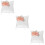 3Pcs Wedding Ring Pillow White Cushion With Flower Holder 9