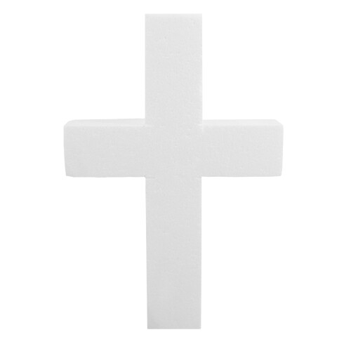 4Pcs Polystyrene Foam Christmas Unfinished Cross Model For Diy Craft 1