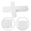 4Pcs Polystyrene Foam Christmas Unfinished Cross Model For Diy Craft 11
