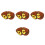 8 Pcs Cowboy Hat Ornaments For Party Decor 8