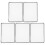 5Pcs Full Page Magnifying Sheet For Reading Ultra-Thin PVC 1