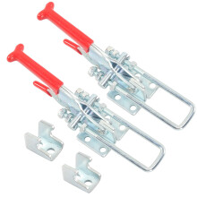 Toggle Clamps 2 Pcs High-Strength Quick-Release Levers Latches Carbon Steel Automotive Door Fixture Toggle Lock Machinery