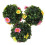 3 Unidades Bolas De Grama Artificial Decoração Para 6