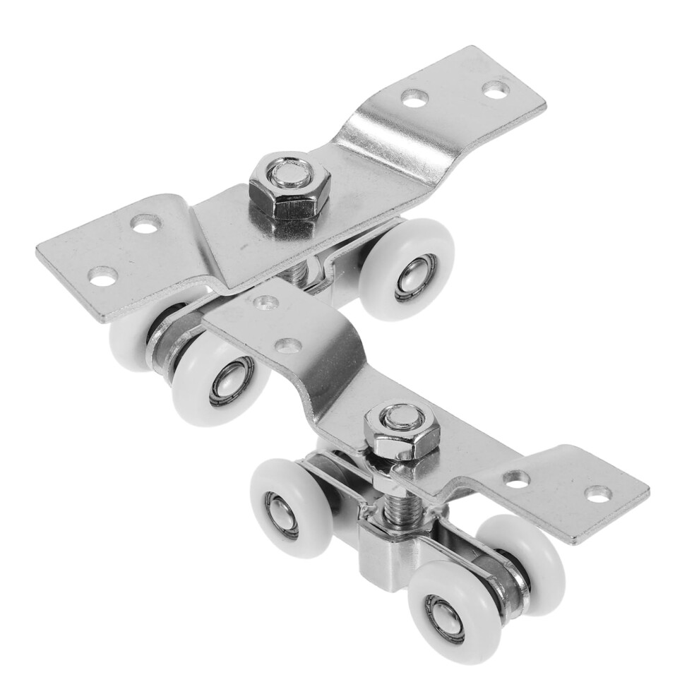Sliding Door Roller Wheel 2-Pack, Silent Gate Wheels, Hanging Rail Pulley For Cabinet Doors 9084446201093