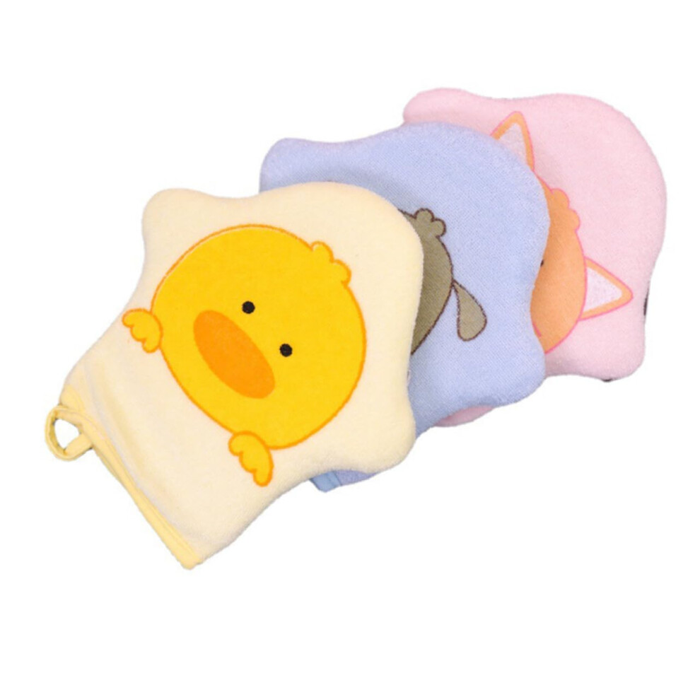 Bath Sponge 4-Piece Set For Kids, Boys And Girls, Exfoliation Sponges For Bath And Shower