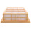 1 japanische Holz-LED-Deckenleuchte, 1