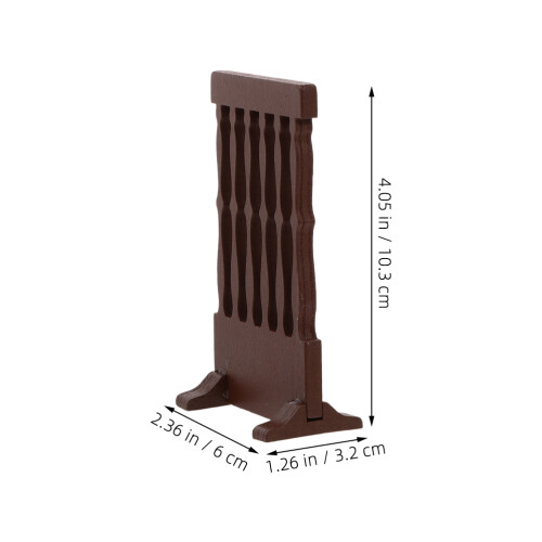 2Stk. Japanische Mini Holzschirm Einzigartiges Design Wohnaccessoires 2