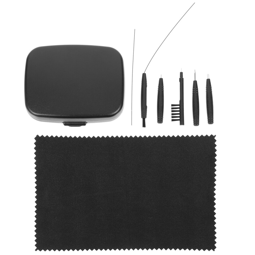 Villcase One Set Portable Hearing Aid Cleaning Kit For Daily Use