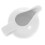1Pc Ceramic Sauce Pot Western Style Seasoning Container White 5