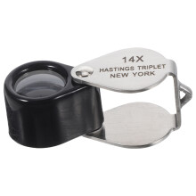 14X Jewelers Eye Loupe Magnifier Foldable For Gems Stamps