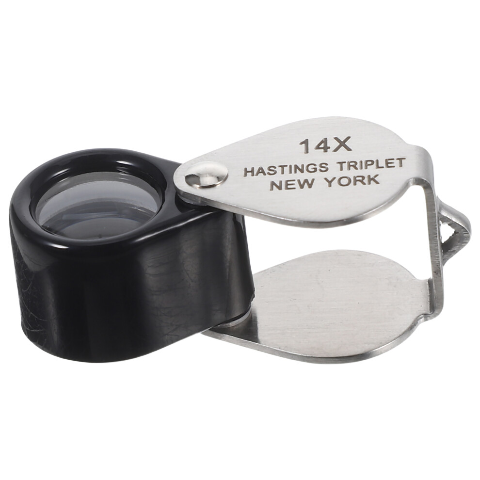Villcase 14X Jewelers Eye Loupe Magnifier Foldable For Gems Stamps