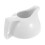 1Pc Ceramic Sauce Pot Western Style Seasoning Container White 3