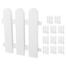 12Pcs Plastic Garden Fence Landscape Border Panel Lawn Decoration