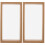 2Pcs Dried Flower Bouquet Shadow Box Frame Double Sided Storage 4