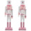 2Pcs Wooden Christmas Nutcracker Decoration Holiday Gift 4