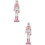 2Pcs Wooden Christmas Nutcracker Decoration Holiday Gift 9
