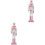 2Pcs Wooden Christmas Nutcracker Decoration Holiday Gift 5